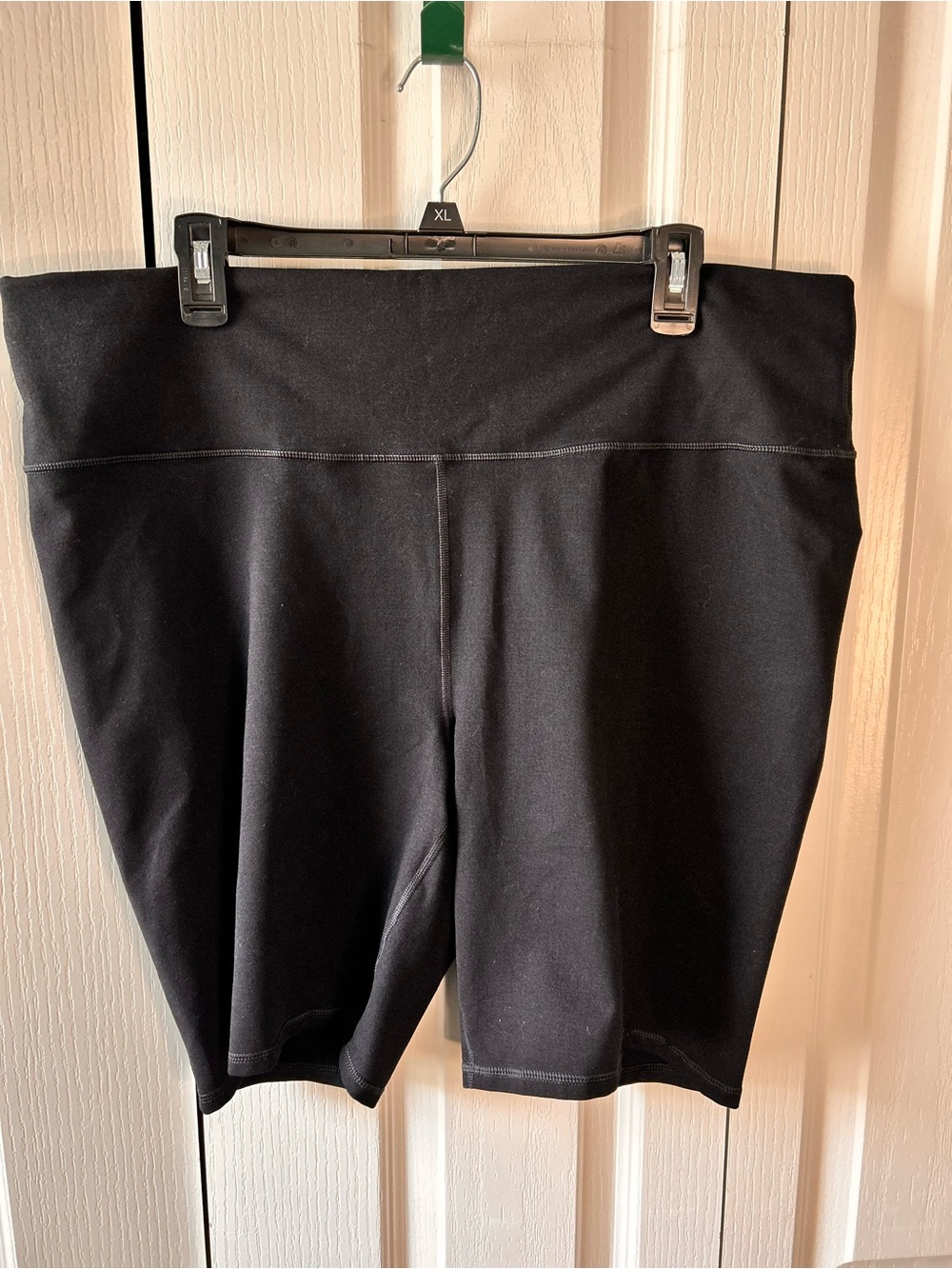 Fabletics Women’s 4X Black High-Waist Women's Bike Shorts Plus Size Stretch
